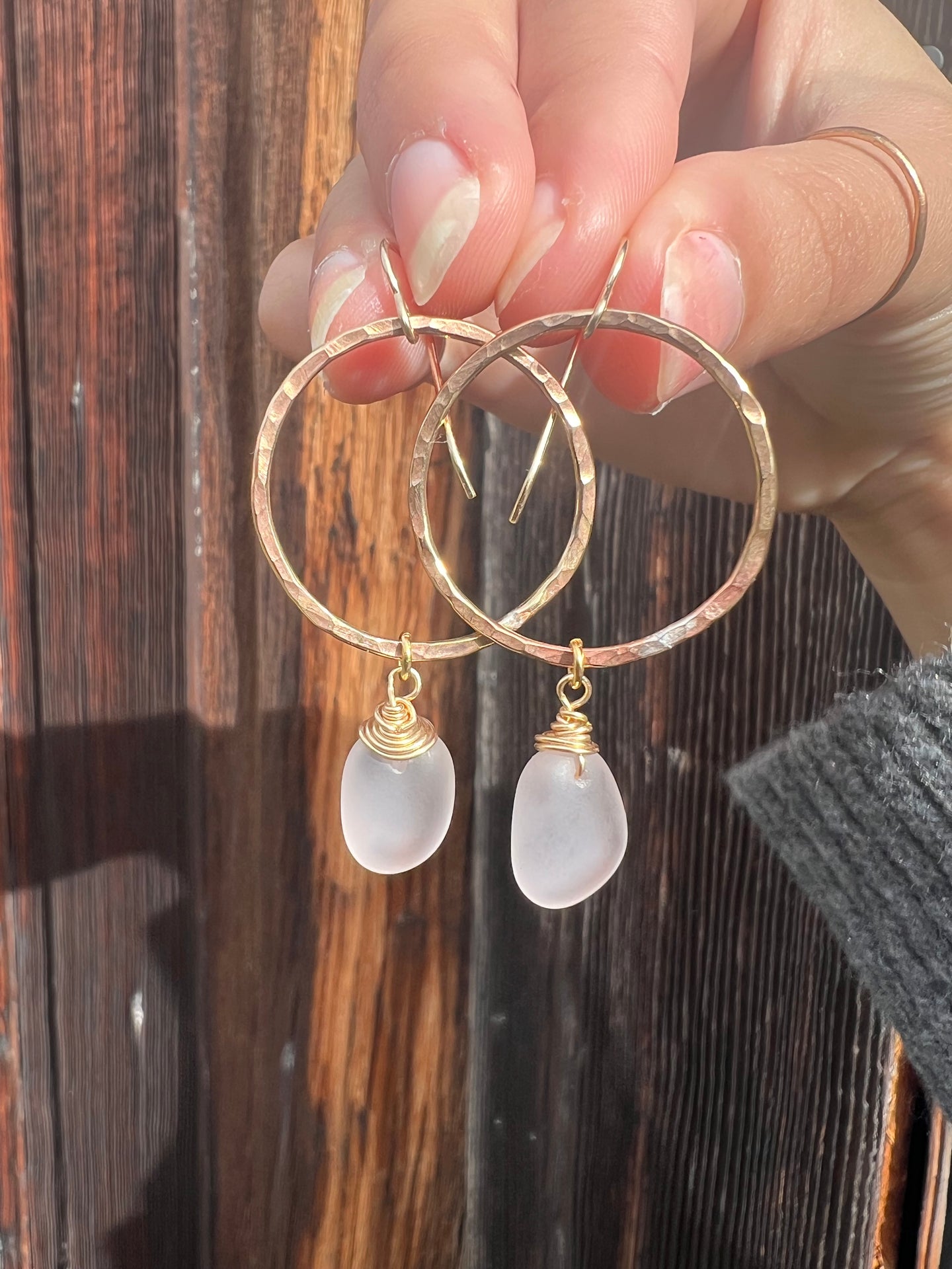 Bianca Seaglass Hoops