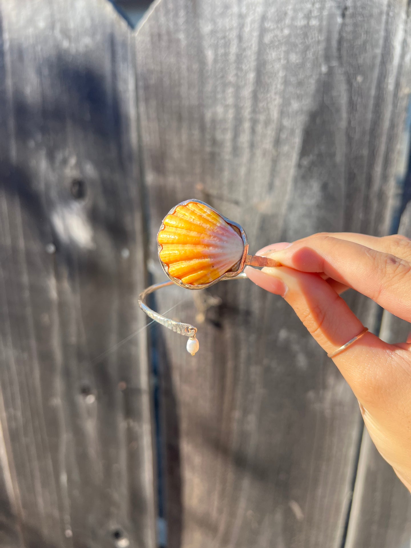 Sunny Shell Cuff