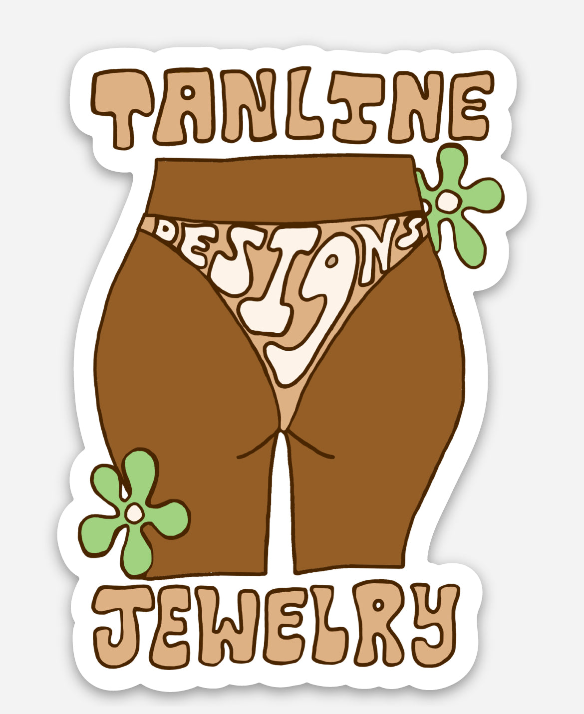 Tanlines Sticker